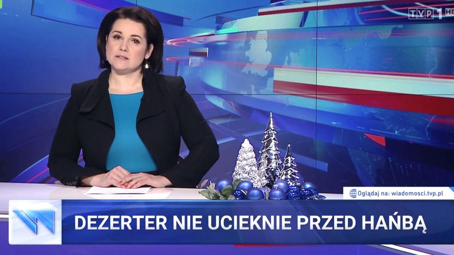 "Siwy bajerant", "kłamca" i "tchórz" - takie określenie przytoczyła Edyta Lewandowska z "Wiadomości"