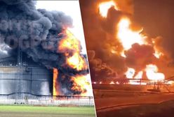 Kolejna eksplozja na stacji pomp w Rosji. Pożar wciąż nieopanowany