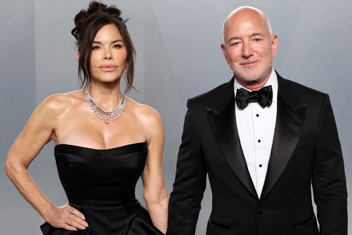 Jeff Bezos i Lauren Sanchez oczarowali na gali Oscarów. Postawili na klasykę