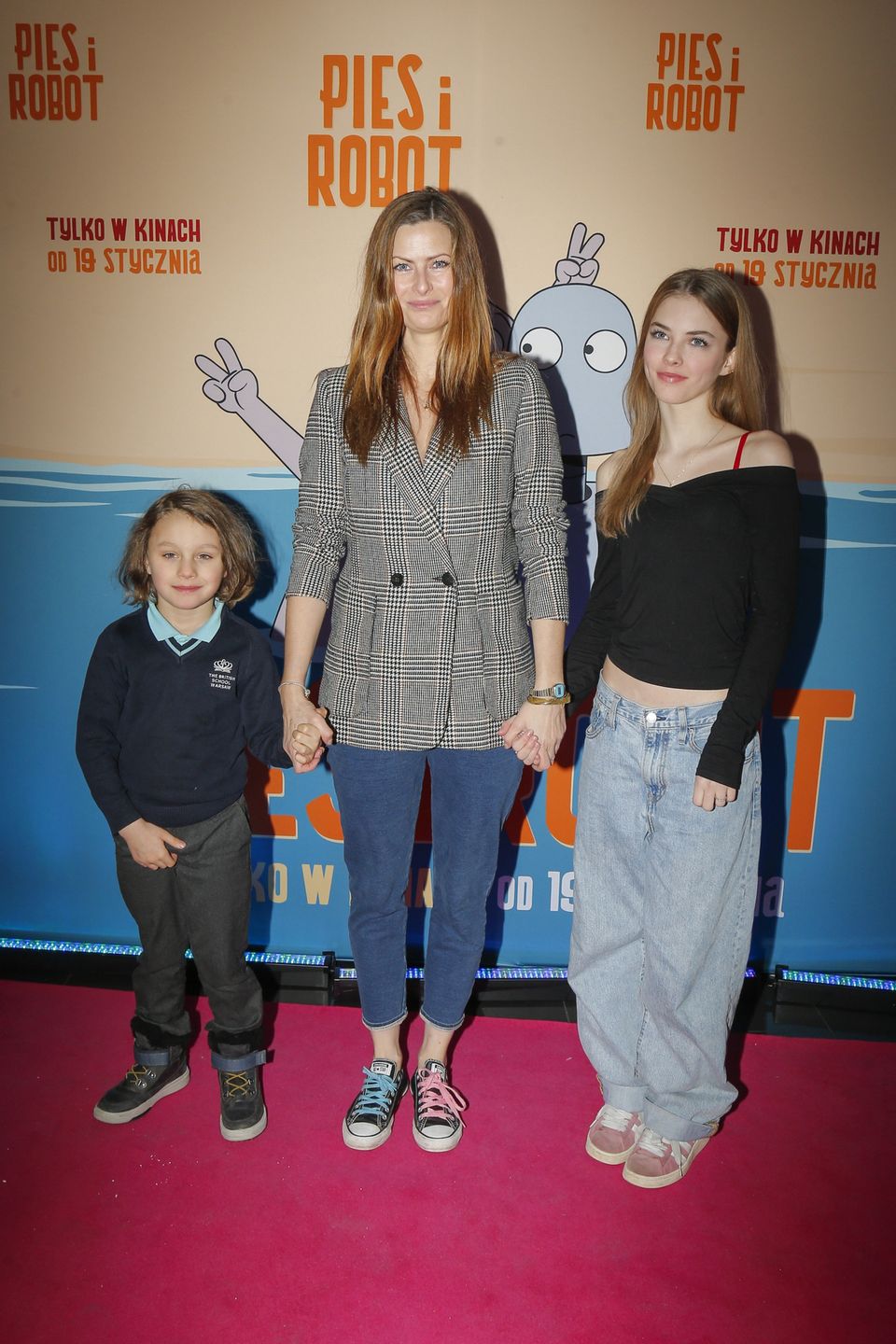 Laura Breszka na premierze filmu "Pies i robot"