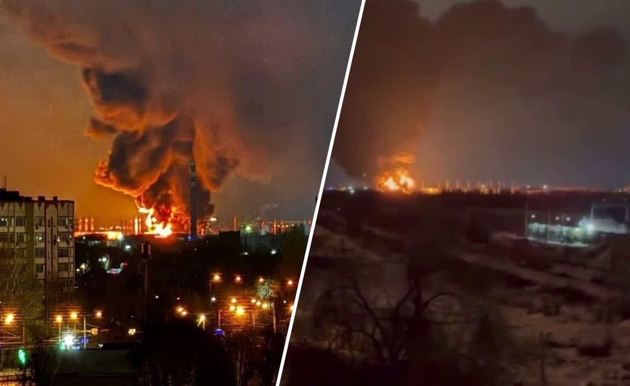 Ukrainian drones strike key fuel depot in Russian heartland