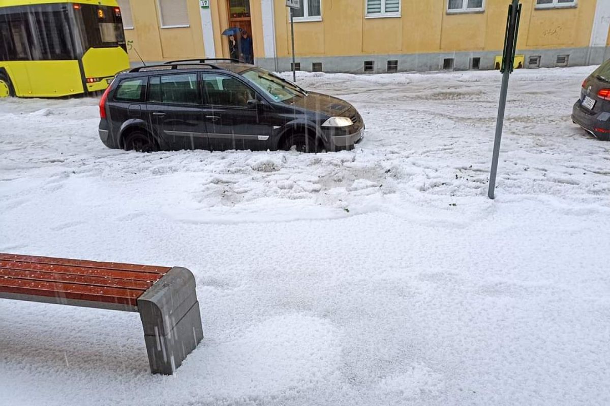 Ta aplikacja wykrywa nadciągający grad. Stworzył ją student