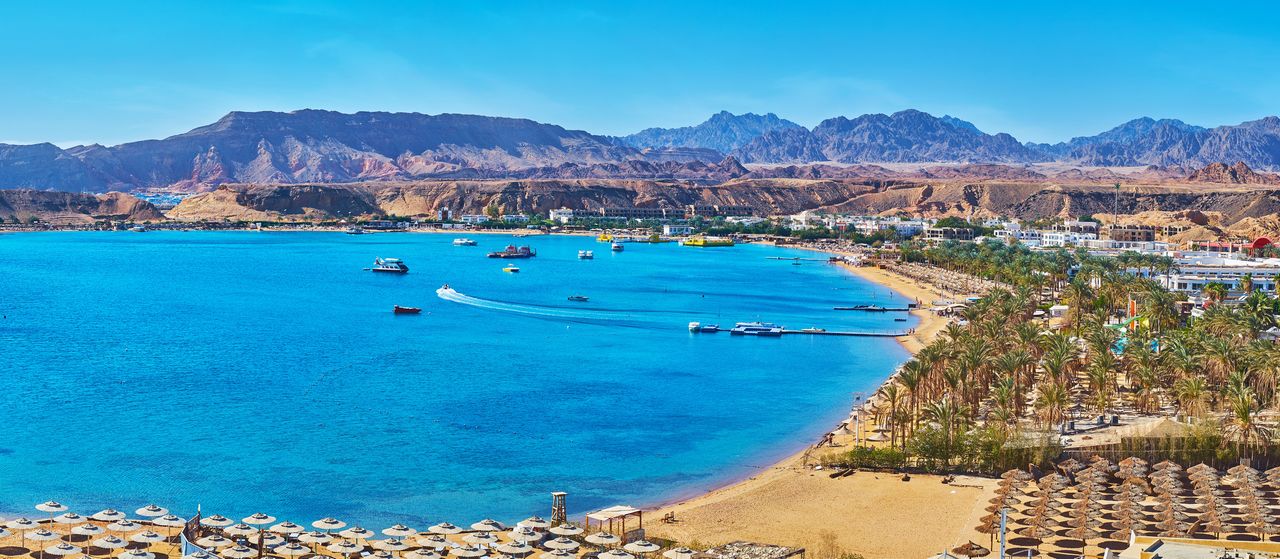 Panorama egipskiego kurortu Sharm El Sheikh