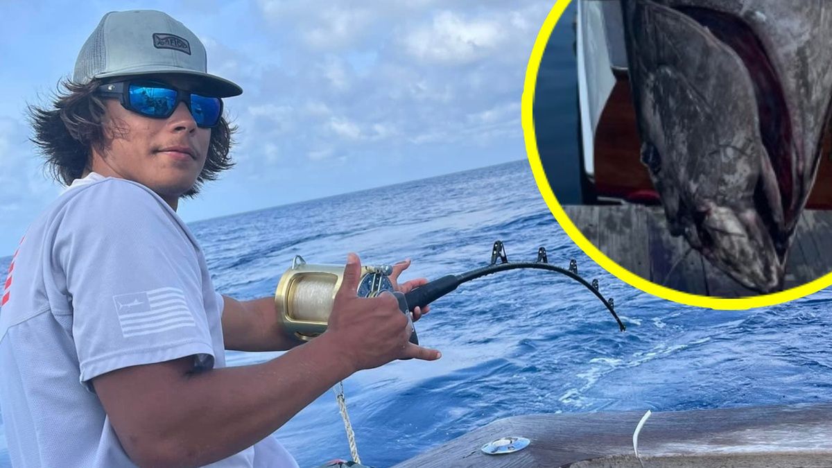 Złapany tuńczyk miał ogromne rozmiary 