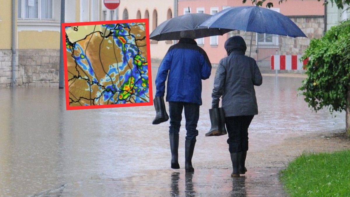Obfite opady i chłodny lipiec