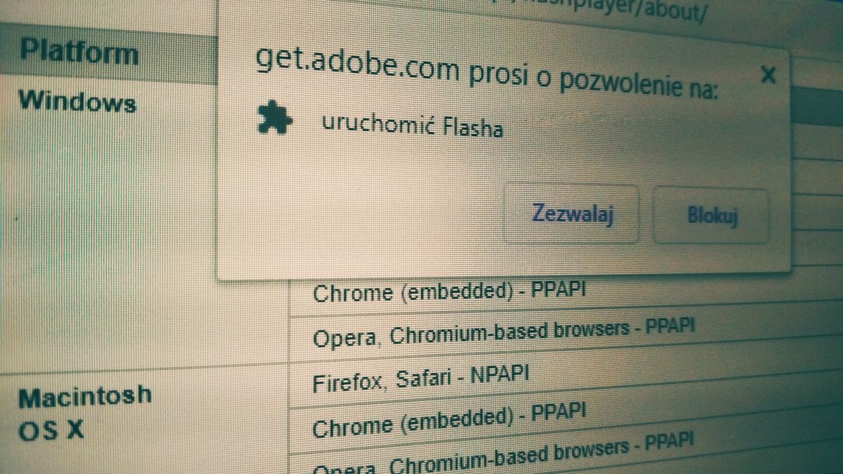 Adobe Flash Player dokona żywota w 2020 (fot. Kamil Dudek)