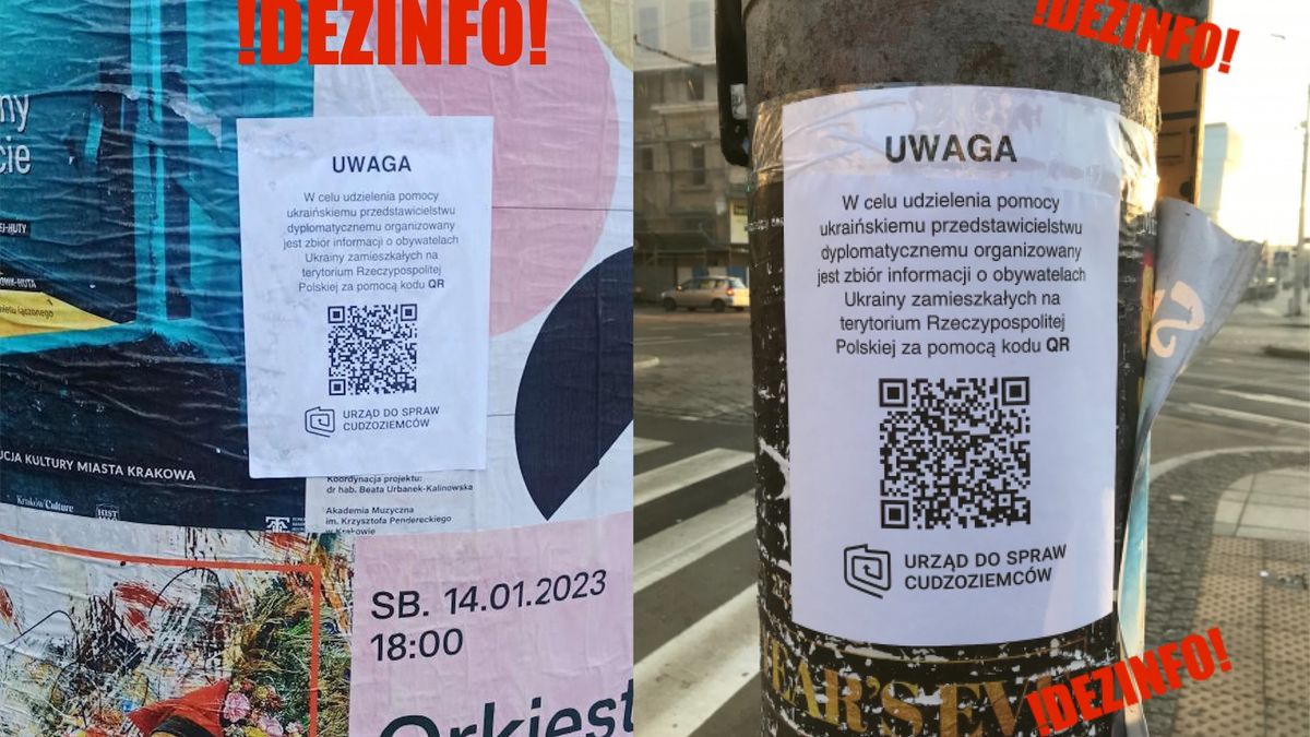 Podejrzane QR kody na ulicach polskich miast