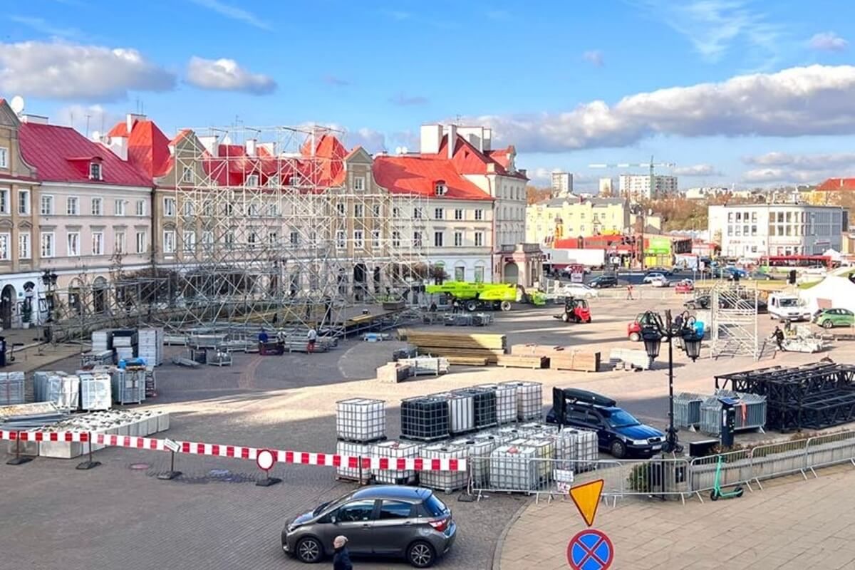 Telewizyjny koncert na ponad tydzień sparaliżuje centrum Lublina – zamknięte ulice, zakaz parkowania, zmiany w ruchu
