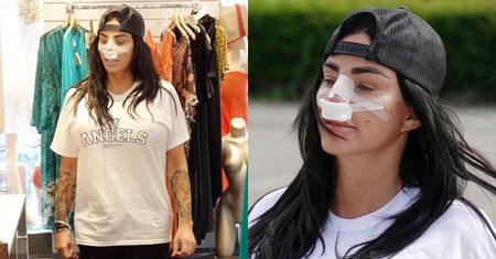 Dawno niewidziana Katie Price "przyłapana" na zakupach po KOLEJNEJ operacji plastycznej. Poznajecie ją jeszcze? (ZDJĘCIA)