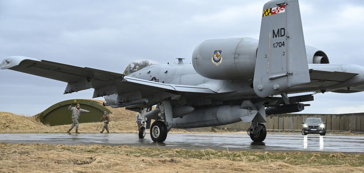A-10C w norweskiej bazie Andøya