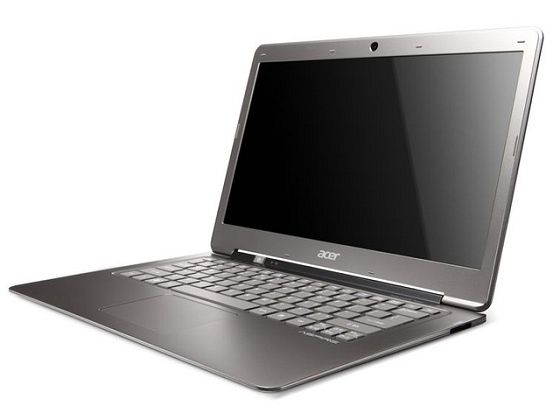 przykład ultrabooka - acer