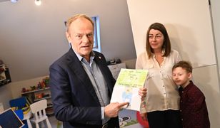 7-latek napisał do premiera. Donald Tusk odwiedził jego dom