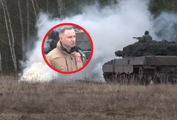 Amerykańskie media w Świętoszowie. Prezydent obserwował szkolenia Ukraińców