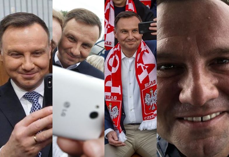 Najlepsze selfie Andrzeja Dudy