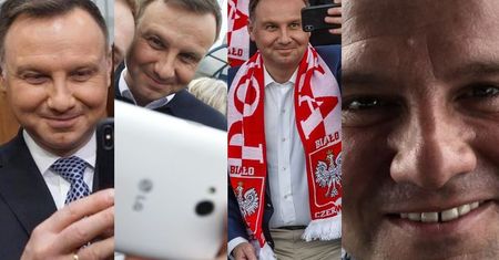 Król memów z Pałacu Prezydenckiego: najlepsze selfie Andrzeja Dudy (ZDJĘCIA)