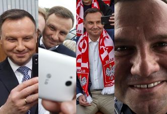 Król memów z Pałacu Prezydenckiego: najlepsze selfie Andrzeja Dudy (ZDJĘCIA)