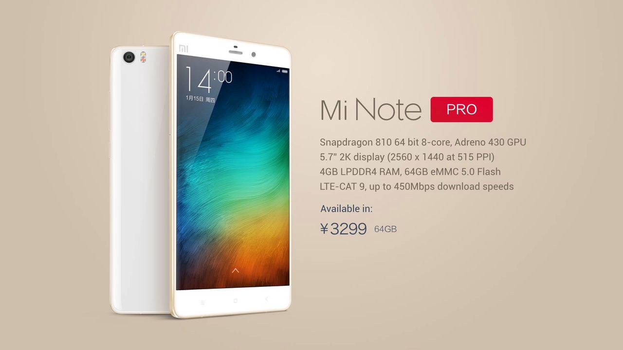 Xiaomi Mi Note Pro - bezkompromisowy phablet z Chin