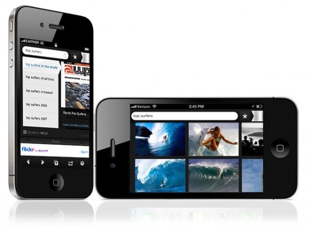 Axis - przeglądarka dla iOS firmy Yahoo!