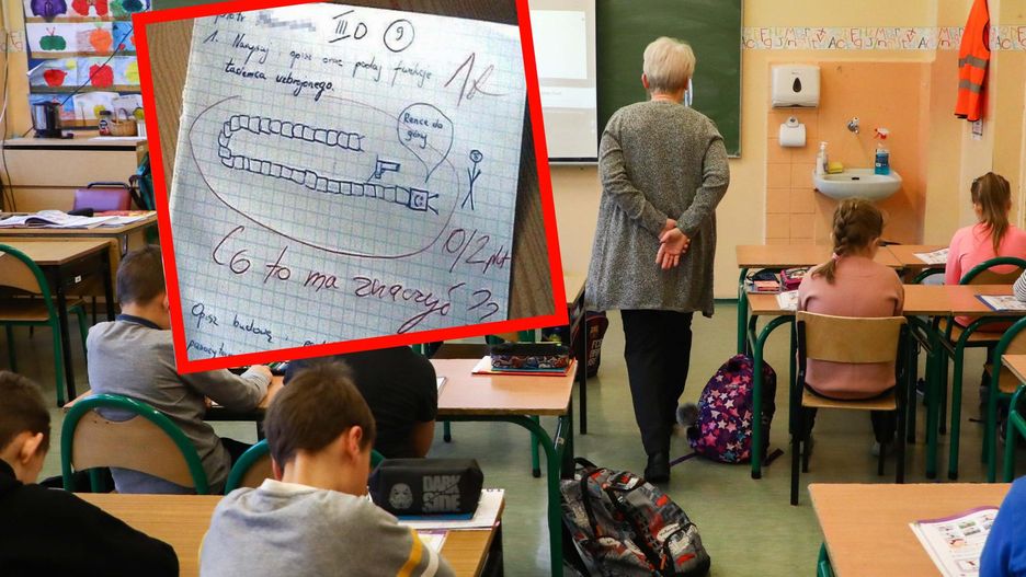 Narysował go na sprawdzianie. Nauczycielka nie mogła uwierzyć