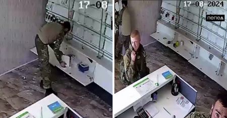 Wszystko się nagrało. Kamera uchwyciła żołnierzy Kadyrowa