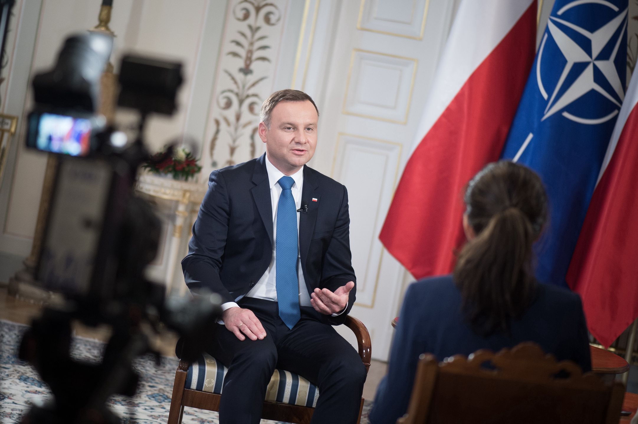 Rosjanie nagrali prezydenta. Rozmawiali z nim m.in. o Ukrainie czy o radzieckich pomnikach.