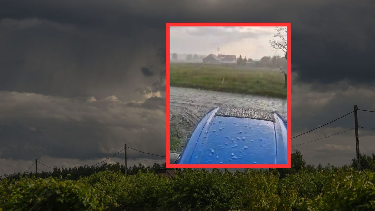 Burza dotarła pod Bydgoszcz. Zobacz nagranie