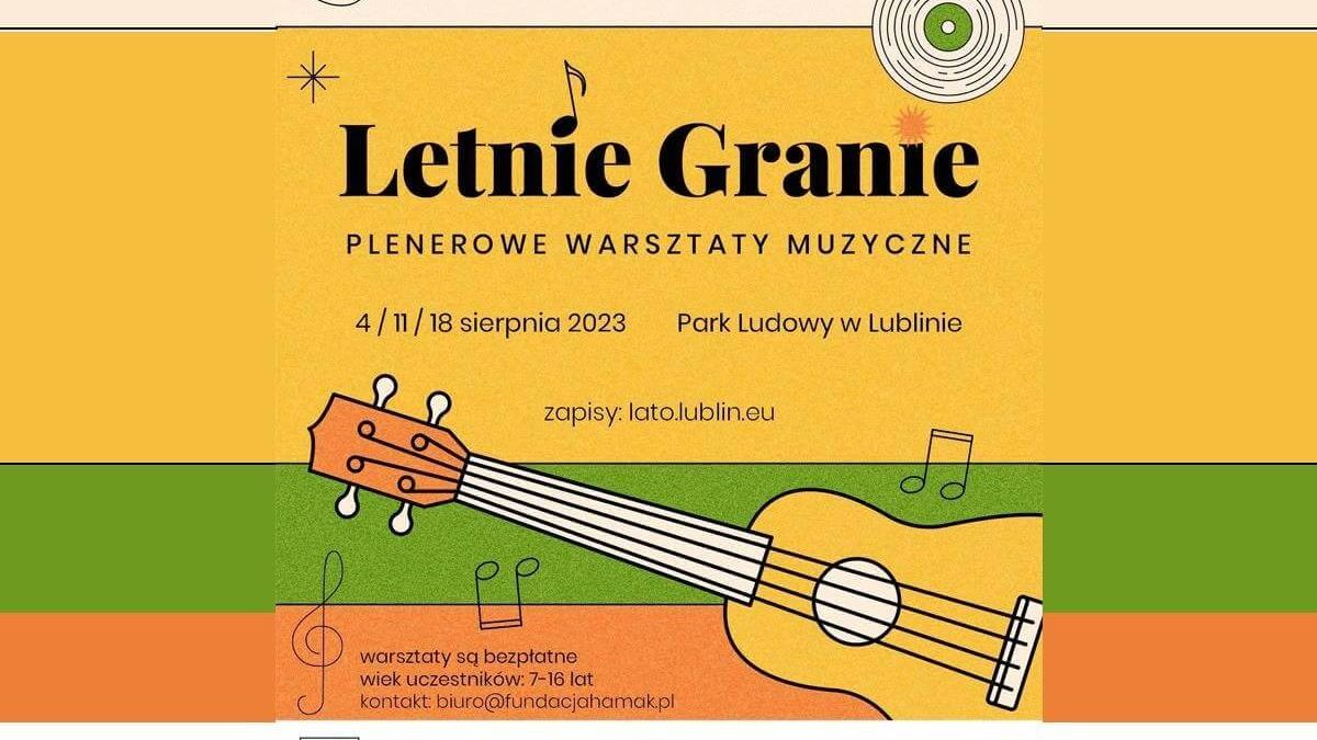 Plakat Letnie Granie Fundacja Hamak