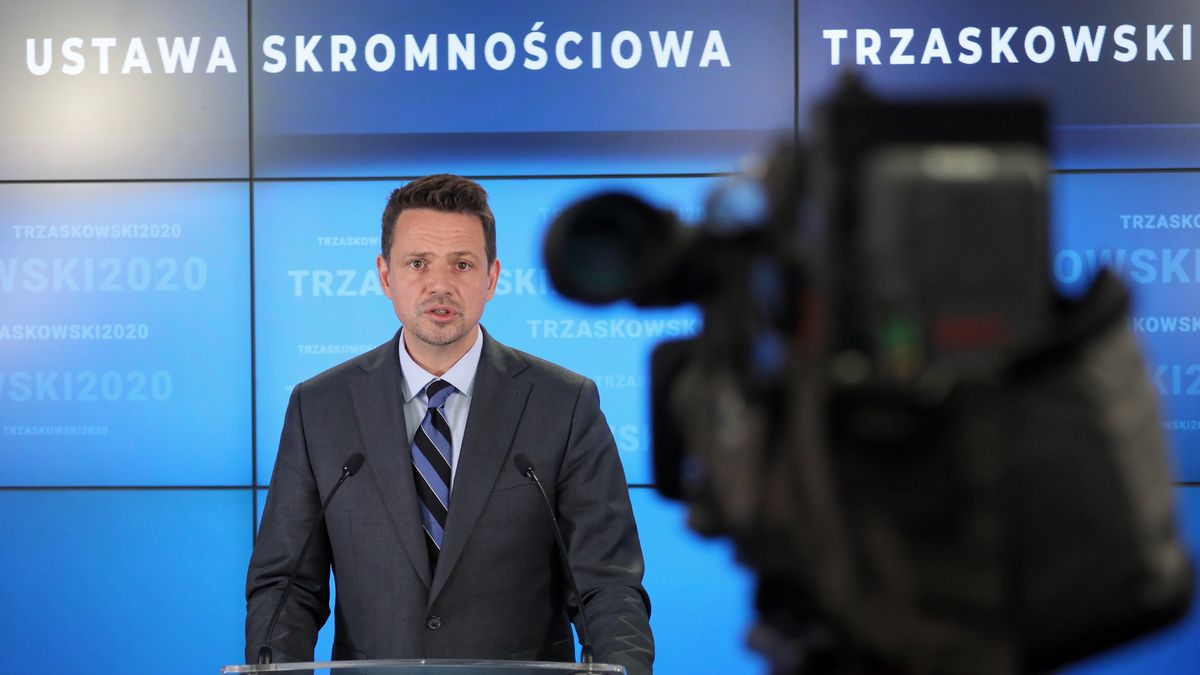Rafał Trzaskowski zapowiedział "ustawę skromnościową".