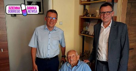 Pan Leopold ma 101 lat. Jest najstarszy w swoim mieście