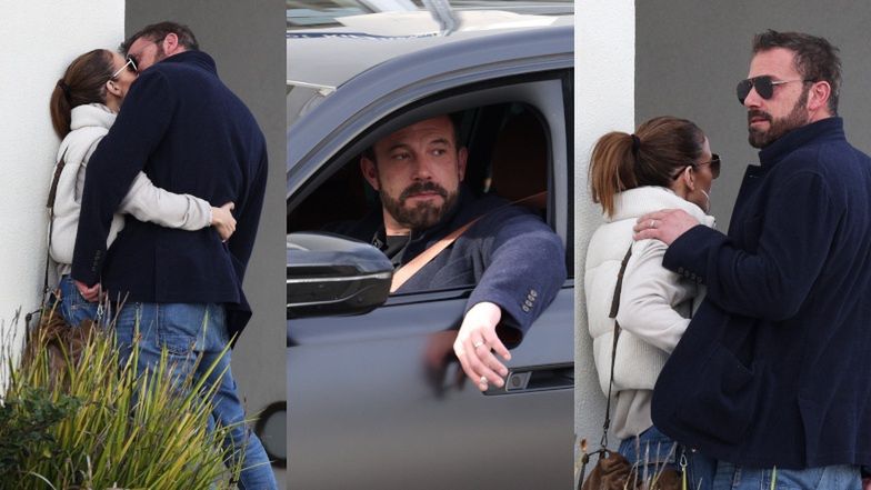 Jennifer Lopez i Ben Affleck obściskują się na ulicy