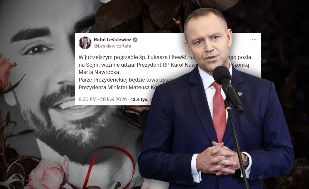 Prezydent Karol Nawrocki weźmie udział w pogrzebie Łukasza Litewki