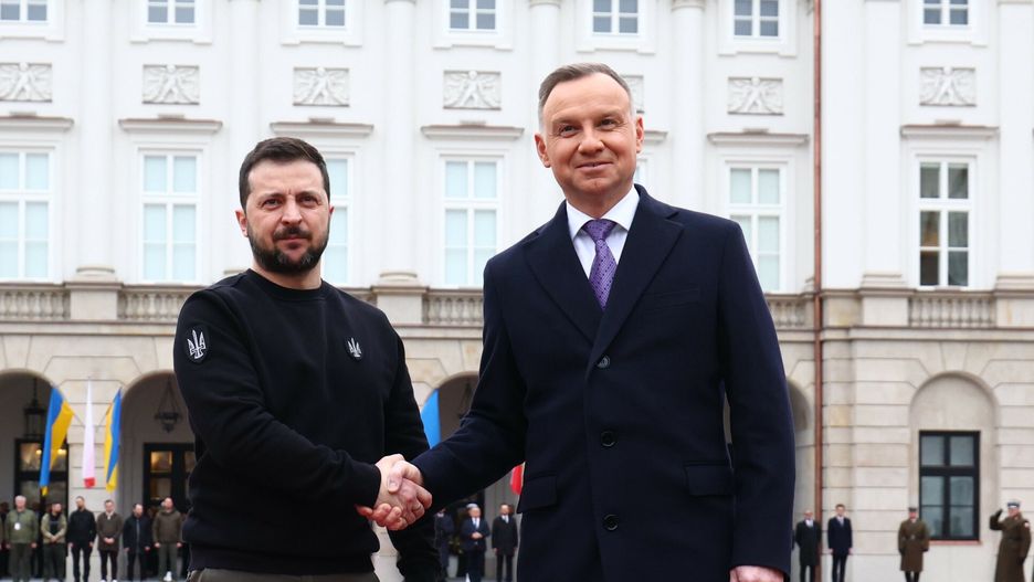 Prezydent Ukrainy Wołodymyr Zełenski z wizytą w Polsce