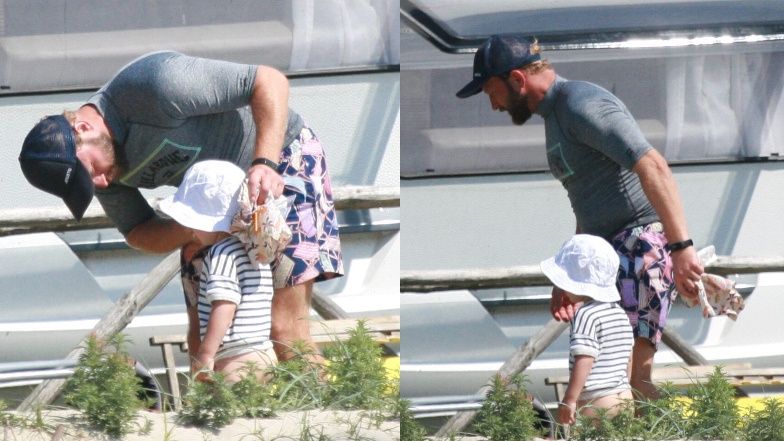 Borys Szyc na wakacjach zajmuje się synem Henrykiem