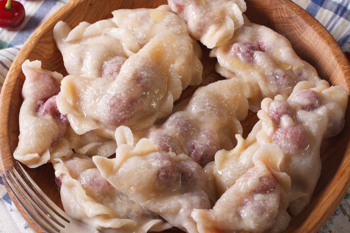 W maju zawsze robię te pyszne pierogi. Moglibyśmy je jeść cały sezon