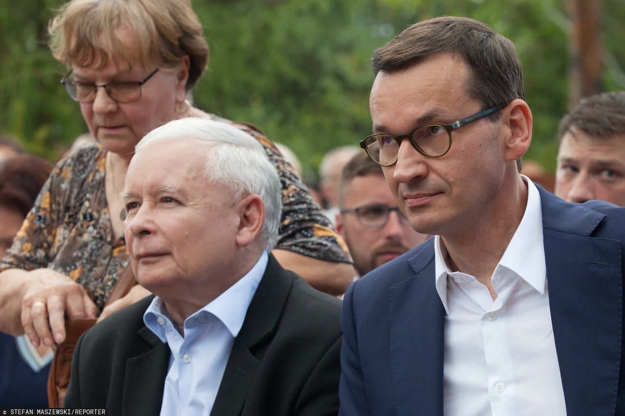 Reforma ram fiskalnych w Unii Europejskiej jest na ukończeniu. Na zdjęciu Jarosław Kaczyński i Mateusz Morawiecki