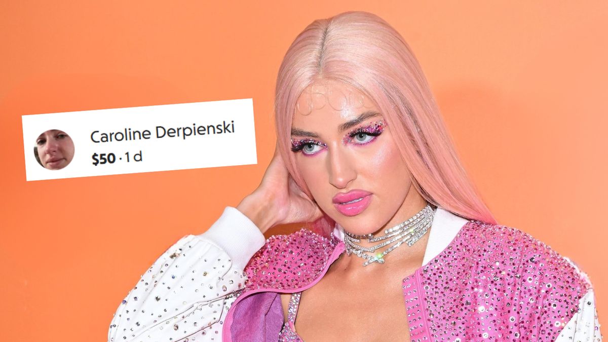 Caroline Derpienski sama wpłaciła pieniądze na swoją zbiórkę