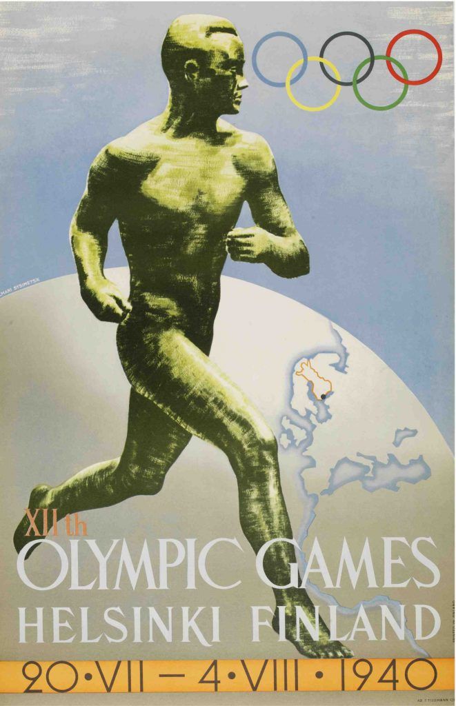 Plakat Igrzysk Olimpijskich 1940