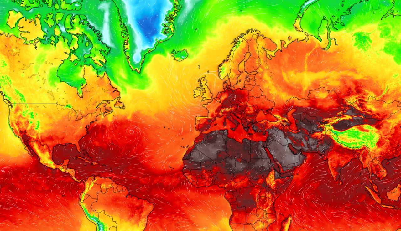 Informacje o temperaturze na świecie