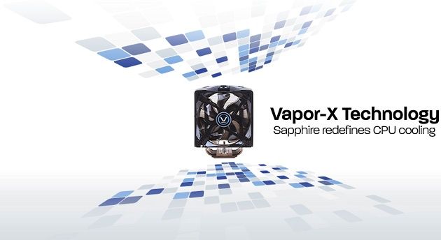 Sapphire Vapor-X chłodzenie procesora grafika
