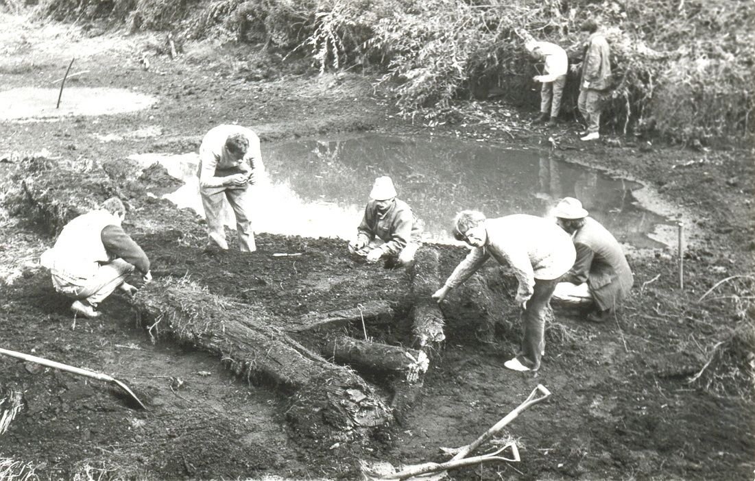 Prace archeologiczne, Żuławka Mała, archeolodzy, wykopaliska