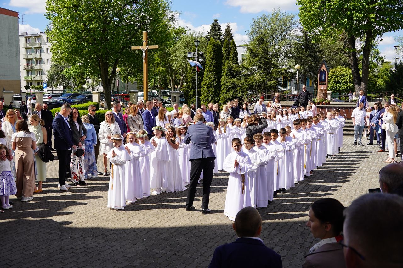 Pierwsza Komunia Święta w Parafii  pw. Świętej Rodziny w Pile