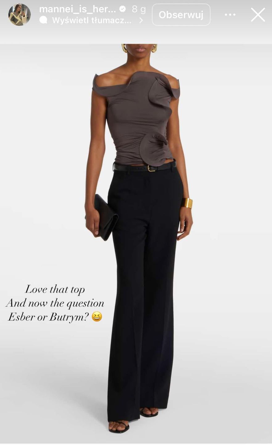 Sara Boruc zarzuca Magdzie Butrym kopiowanie światowych marek