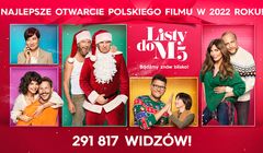 „Listy do M. 5"  najlepszym otwarciem polskiego filmu w 2022 roku