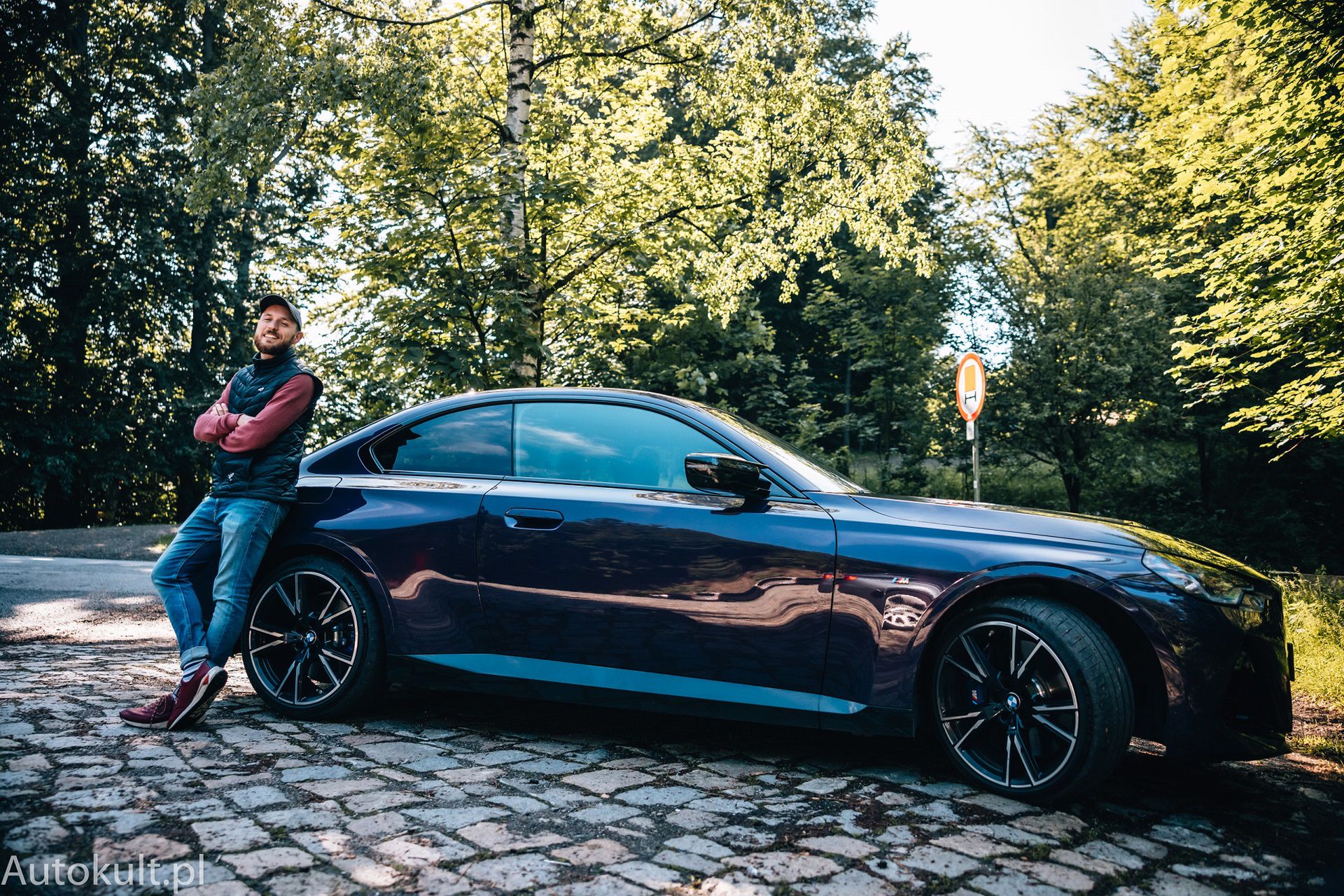 BMW M240i i autor tekstu Mateusz Żuchowski