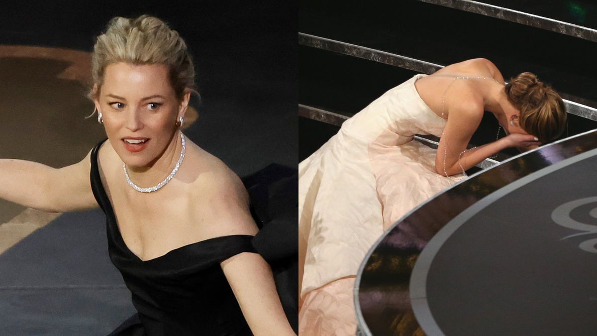 Elizabeth Banks cudem uniknęła wpadki na Oscarach