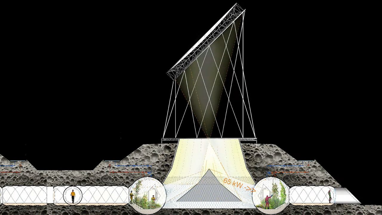 Prąd i jedzenie za darmo. Wystarczy wielkie lustro na Księżycu
