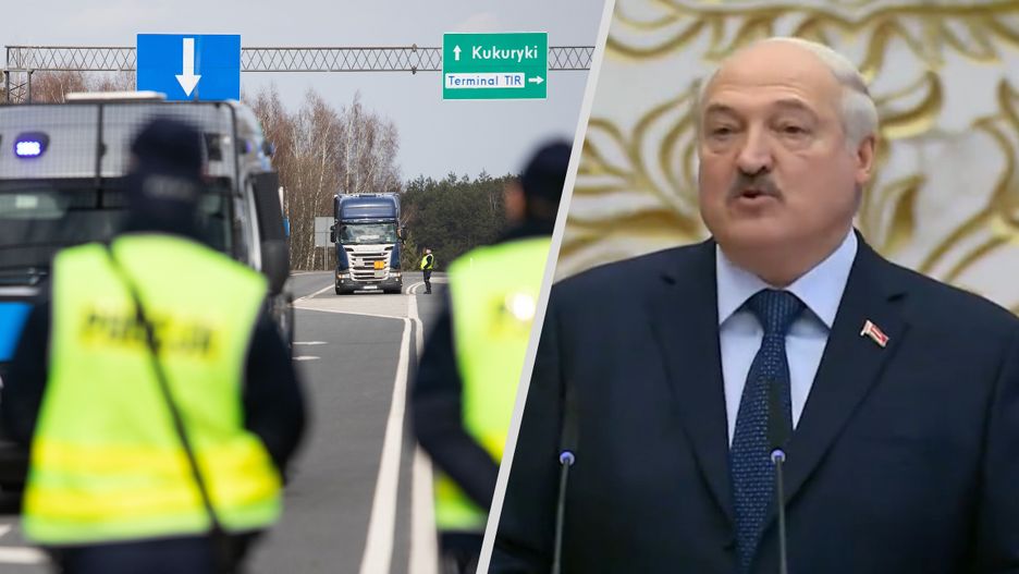 Ruch ciężarówek w kierunku Białorusi od piątku odbywa się tylko przez przejście Kukuryki - Koroszczyn