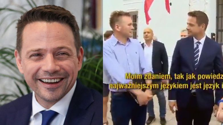 Fałszywy Amerykanin podpuszcza Trzaskowskiego