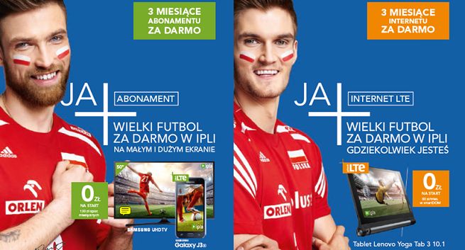 Plus: transmisje Euro 2016 w Ipli za darmo dla abonentów nowych i przedłużających umowę