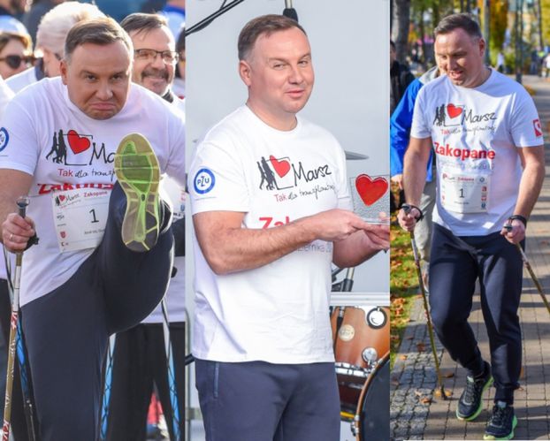 Zaangażowany Andrzej Duda wziął udział w marszu "Tak dla transplantacji" (ZDJĘCIA)